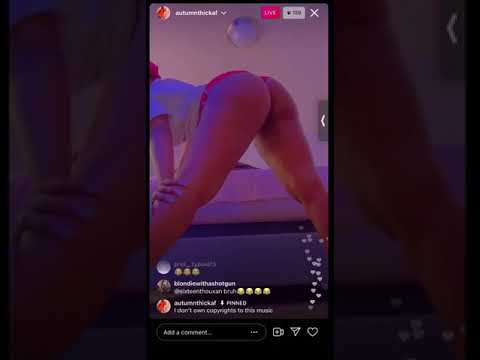 AUTUMNSOFINE Twerking FAT booty NEW LIVE 😫😫 - ToMuchBOOTY