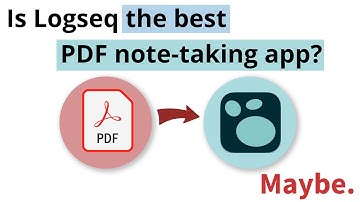 PDFs in Logseq: The Best Way to Take Notes from PDFs