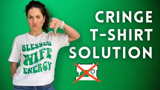 Cover ugly prints (no sew) - YouTube