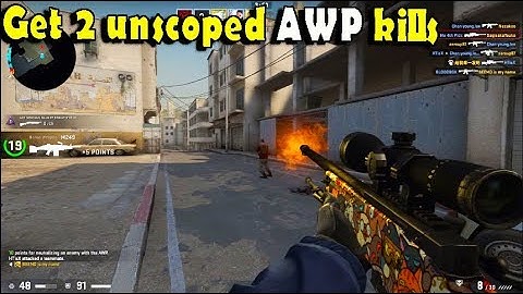 Get 2 unscoped AWP kills in Guardian: Cache - Week 7 Operation Shattered Web missions
