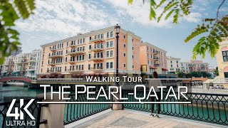 【4K 60fps】 VIRTUAL WALKING TOUR:  «The PearlQatar  Doha 2022»  ORIGINAL SOUNDS  NO COMMENT