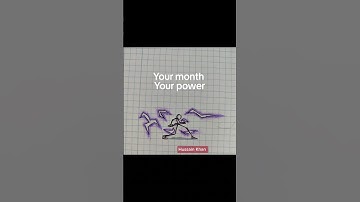 Your month your power #drawmaster #stickman