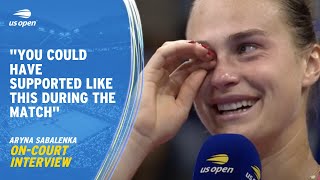 Aryna Sabalenka On-Court Interview | 2023 US Open Final