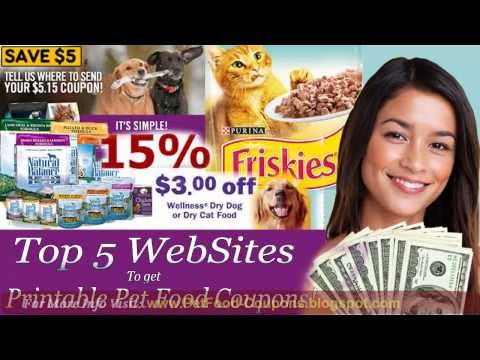 Printable Pet Food Coupons – Top 5 Places To Get Pet Food Coupons Online!