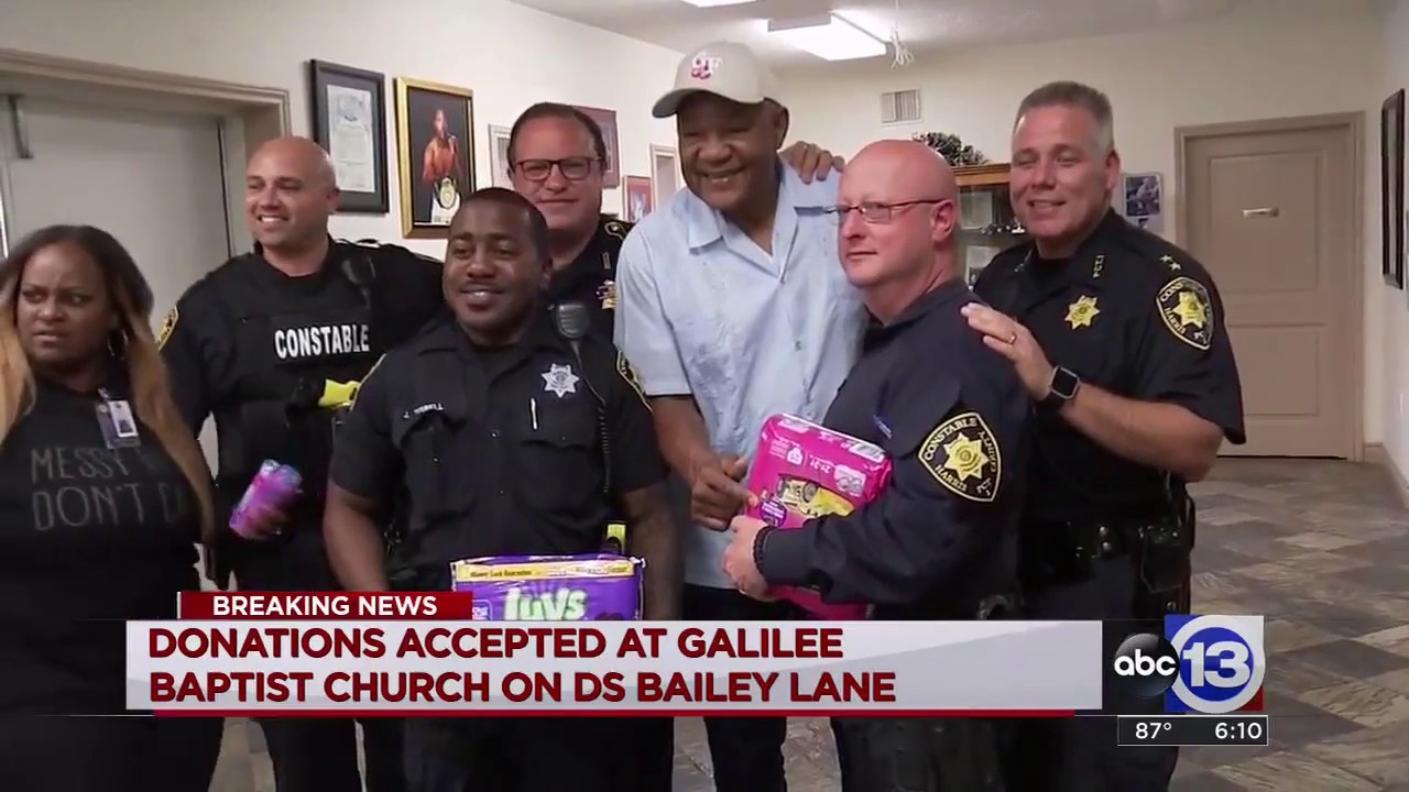 George Foreman Teams Up with Constable Alan Rosen