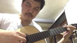 Video thumbnail of "NATUTULOG BA ANG DIYOS?  by Gary Valenciano — Solo Classical Guitar"