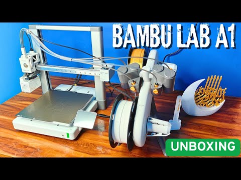 Bambu Lab A1 Combo Unboxing and Assembly instructions