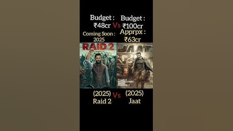 Jaat Vs Raid 2 Box office collection #ajaydevgan #sunnydeol #jaat #raid2 #trending #shorts