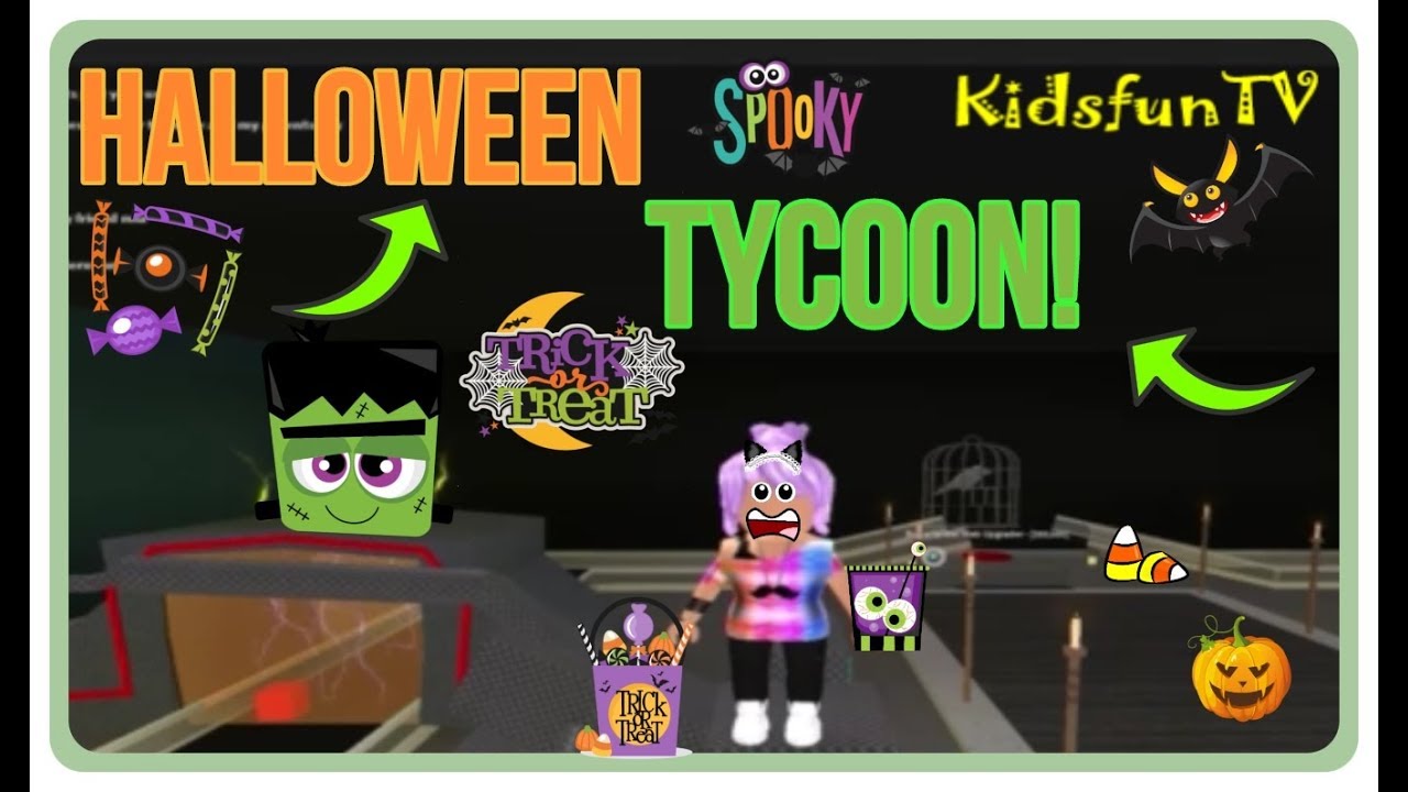 Insane Halloween Tycoon Complete Kid Gameplay Youtube - try hatsgears codes roblox