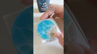 resin water ripple effect #smallbusiness #resin #uvresin #uvresinart #diy #resinart #crafts #cuteart