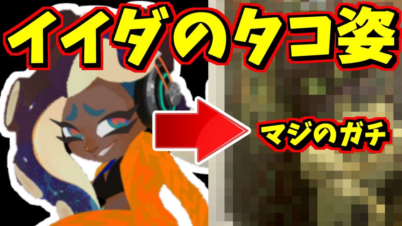 ありがとうございます。イイダちゃんのタコ姿が見れましたありがとうございます。【スプラトゥーン】【スプラ小ネタ】