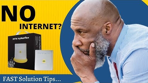 OMG! No Internet after plugging my MTN HyNet router Flex battery that went down - Solution Tips