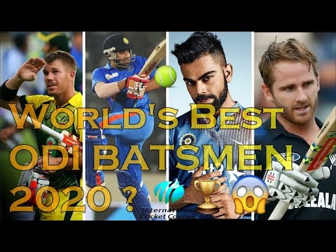 Top ODI Batsman ICC Rankings 2020 - YouTube