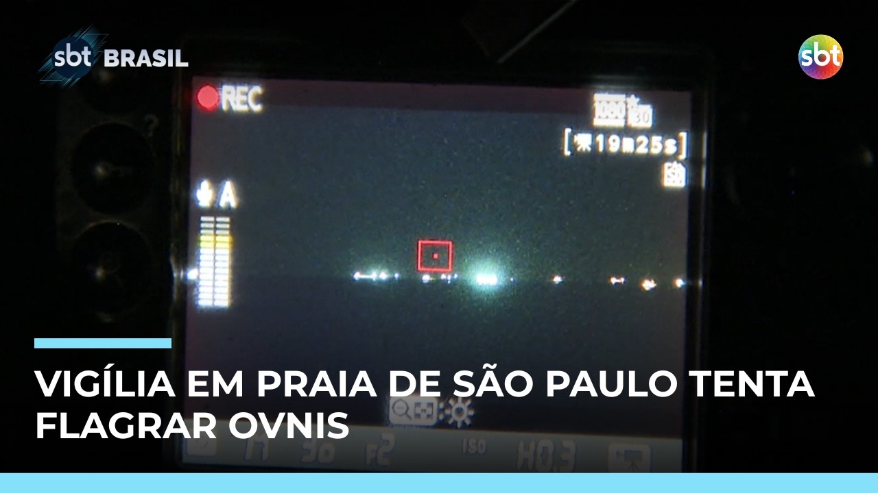 ‘OVNIs, Mistérios no Céu’: Vigília tenta registrar objetos voadores em Guarujá  (SP) | #SBTBrasil