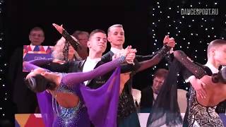 21.02.2019 Курбатов Кирилл - Ревель-Муроз Александра, Slow Foxtrot, Первенство России Юниоры-2 Двоеборье 2019