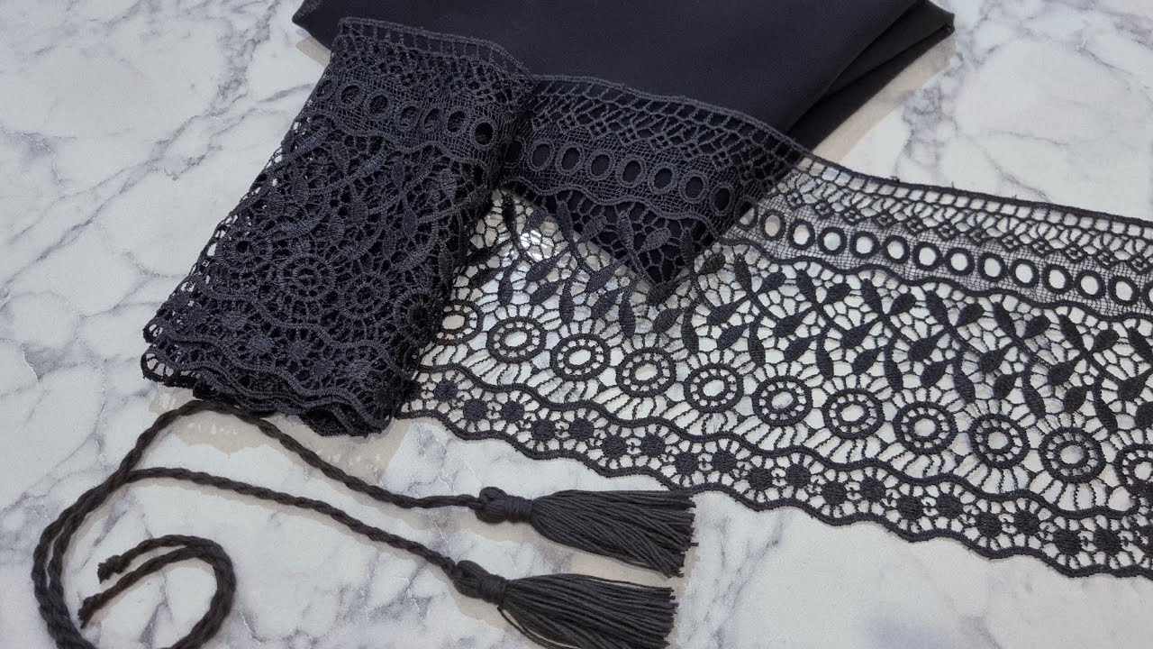 قميص صيفي ردن كلوش مع دانتيل / مقاس XXXL