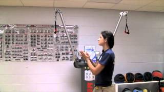 Lateral chop techniques on Keiser Functional Trainer