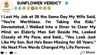 I Lost My Job at 35 the Same Day My Wife Said, You're Worthless. I'm Taking the Kids.Devastated...