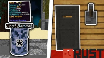 I FOUND A RARE SNIPER & RAIDING WITH HOMEMADES - HOW TO RUST (2) - Minecraft Rust