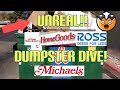 $1000 NIKE, CHAMPION FOUND BOX FULL OF CLOTHES IN ROSS DUMPSTER! DIVING FREE HAUL JAN 2023