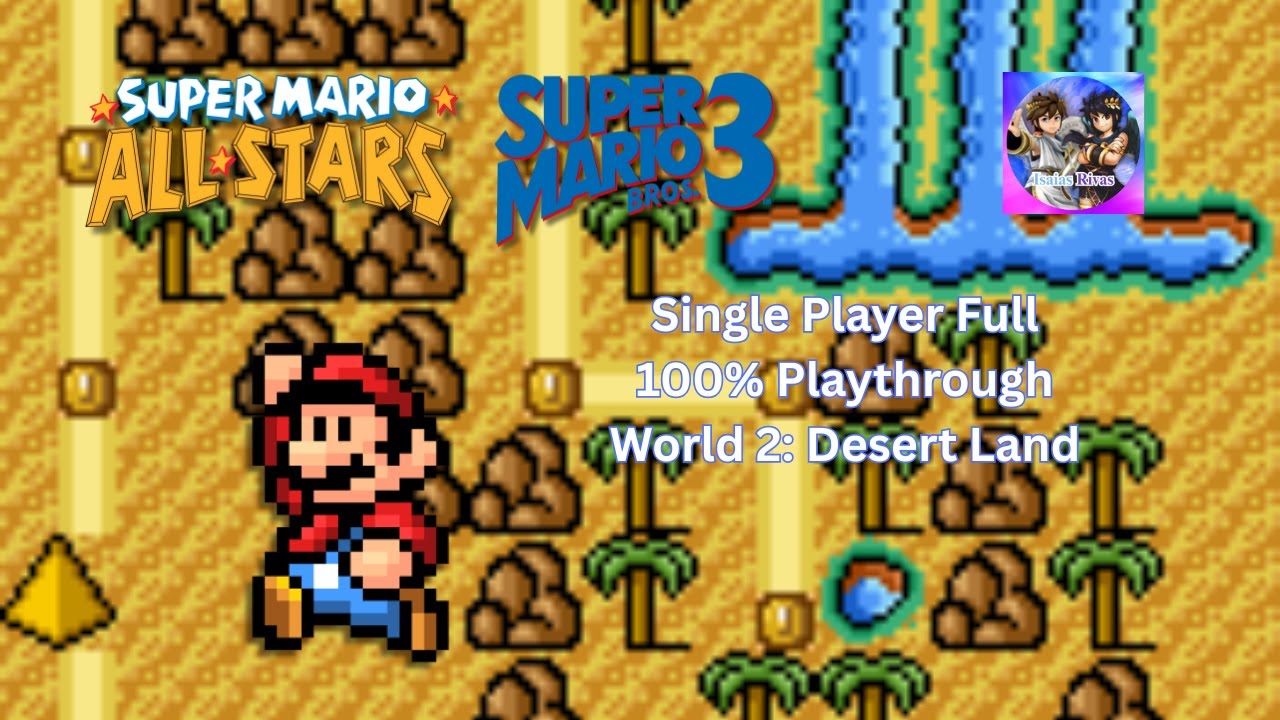 Super Mario Bros. 3 (SNES) | Full 100% Playthrough: World 2 - YouTube