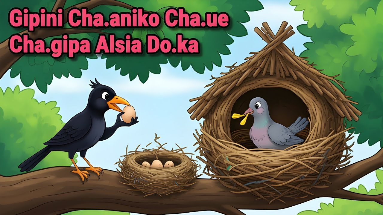 Gipini Cha'anirangko Cha'ugipa | Aro Bitiprangko Galongipa Alsia Do'ka | Garo Cartoon Golpo 