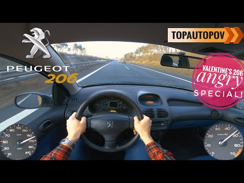 Peugeot 206 1.1i (44kW) |23| 4K TEST DRIVE POV - SOUND, ACCELERATION & FLYING?!