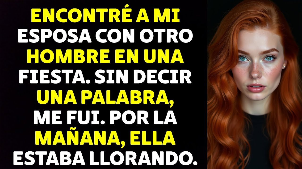 Encontré A Mi Esposa Con Otro Hombre En Una Fiesta. Sin Decir Una Palabra, Me Fui...