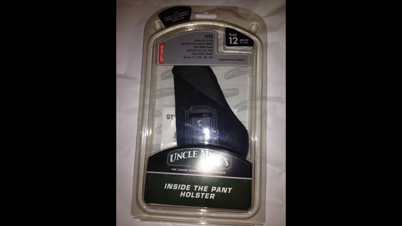 uncle mikes in the pant holster review youtube uncle mike holster size