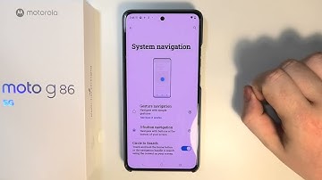 Motorola Moto G86 5G - How to Enable Gestures Navigation