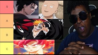 Anime Main Characters Tier List