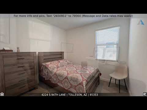 4224 S 94th Lane, Tolleson, AZ home video tour