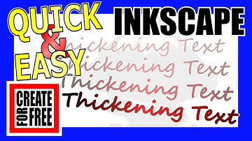 Thicken Text Inkscape | Thicken Fonts