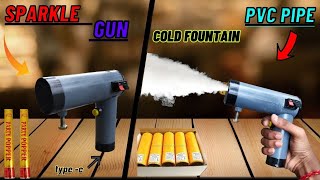 how to make Sparkle Gun using PVC Pipe | DIY Home Electronics Project