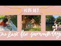 the last moments of summer 🌞 // vlog 003