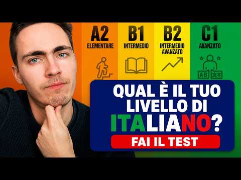 What's your Italian level? A2-C1 test