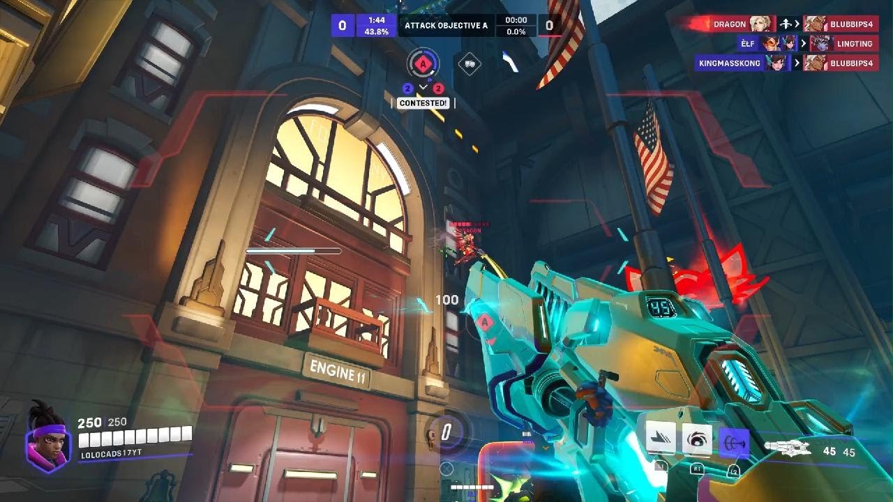 First Placement game of season 9 Overwatch 2 - YouTube