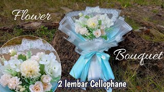 Tutorial Merangkai Buket Bunga Palsu untuk Lamaran || Buket Hemat Kertas