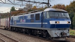 EF210形直流電気機関車牽引貨物列車。(3)