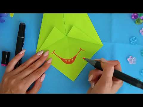 Оригами воздушный змей из бумаги