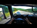 4K POV truck driving '19Volvo VNL860-Tennessee, USA/Вождение грузовика-Теннесси,США. Truck simulator