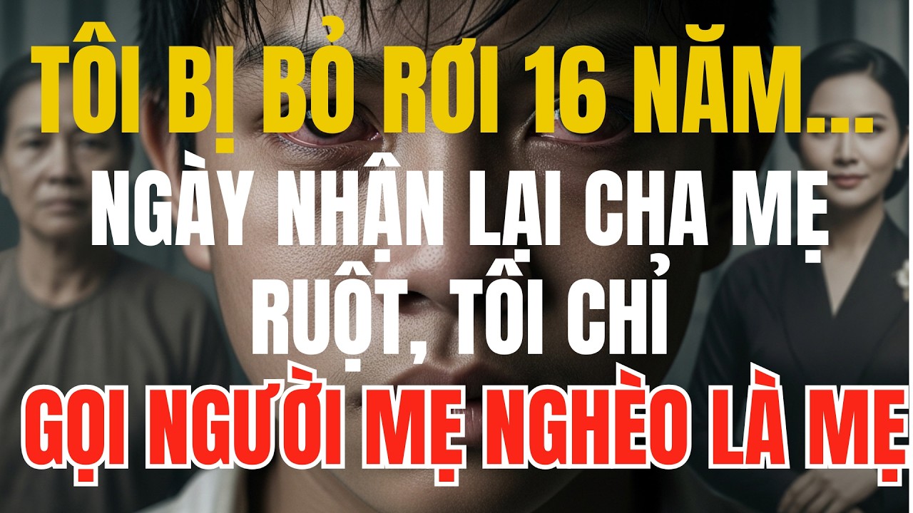Tôi Bị Bỏ Rơi 16 Năm… Ngày Nhận Lại Cha Mẹ Ruột, Tôi Chỉ Gọi Người Mẹ Nghèo Nuôi Mình Là Mẹ 0