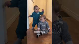 Twins Baby funny videos #Babyhumourhub #twins