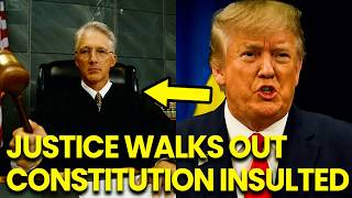 Supreme Court Justice WALKS OUT as Trump INSULTS Constitution Directly to Their Face