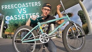 BMX FREECOASTER VS CASSETTE