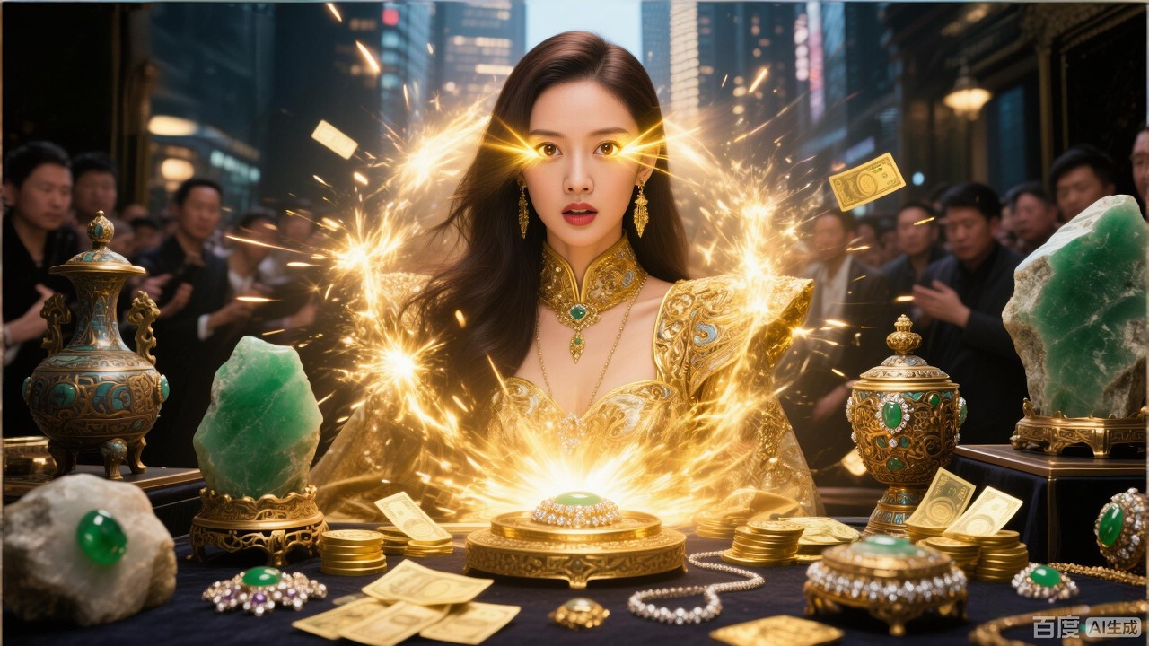 Poor girl gets super vision —next thing you know, she’s cashing in on rocks and antiques.