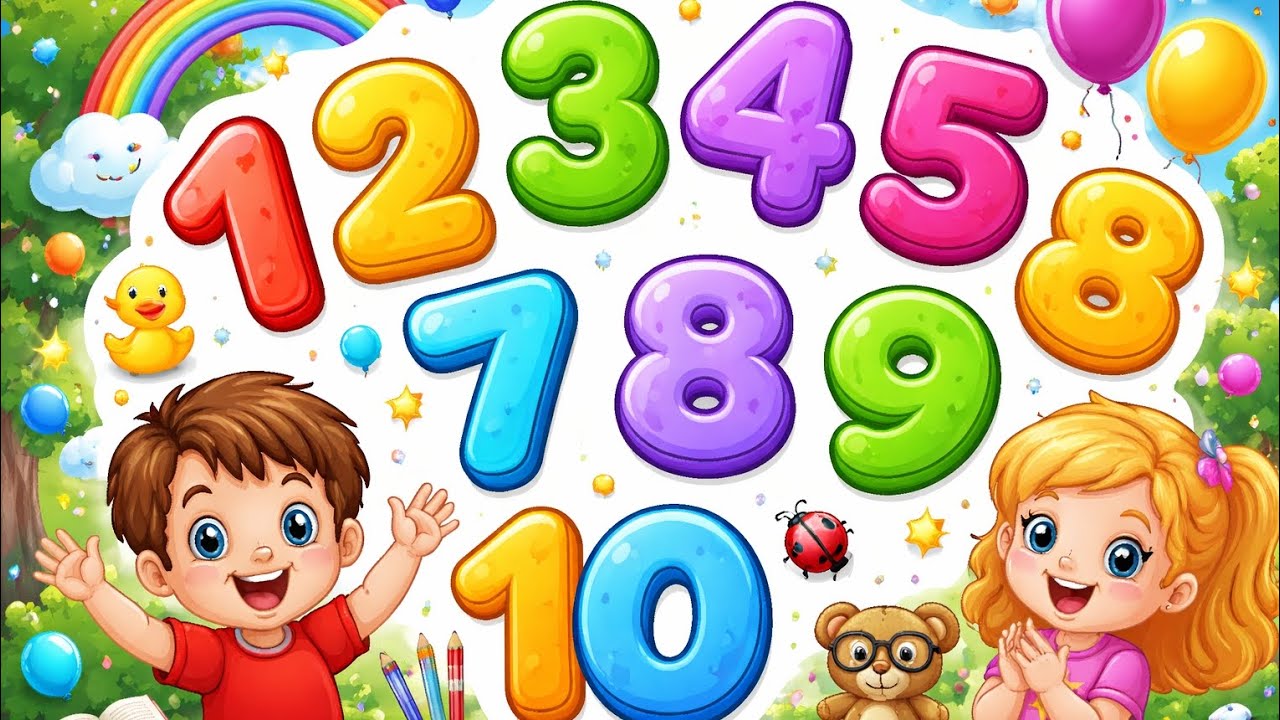 Learn Numbers 1 to 10 🧮 Counting for Kids & Toddlers