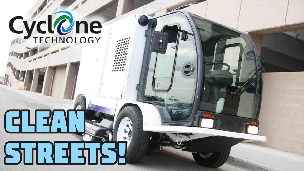 Cyclone CY5000 Keeps Your City Streets Clean! - YouTube
