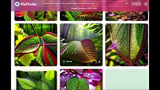 PicFinder Quick Prompt Demo - Forest leaves screenshot 5