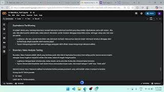 Tugas Video Blackbox Testing Menggunakan Metode Equivalence Partitioning & BVA